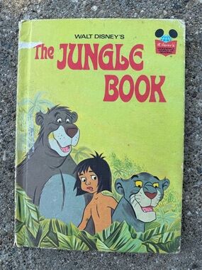 Walt Disney's The Jungle Book Hardcover - Yellow Cover